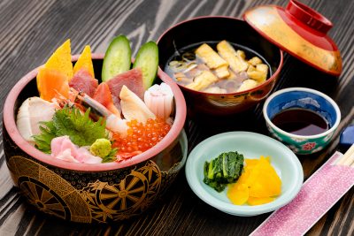 団体様昼食メニュー 海鮮丼